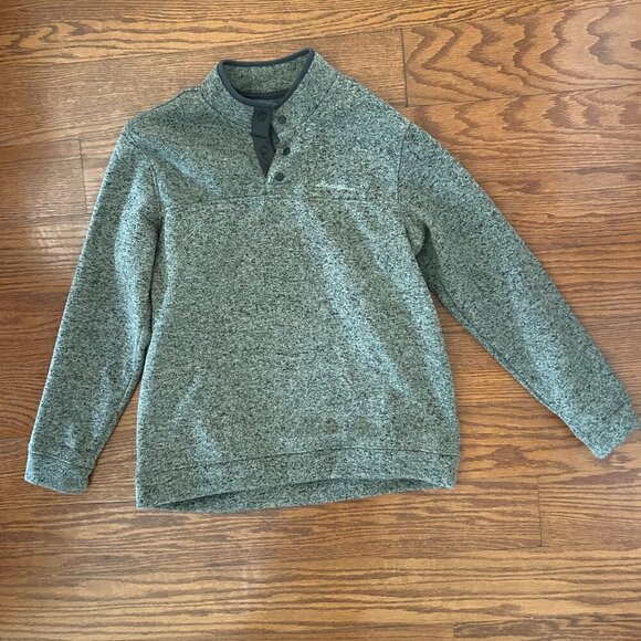 Eddie Bauer Men's Radiator Fleece Snap-Front Pullover Sweatshirt Size XL Outdoor - Picture 13 of 13